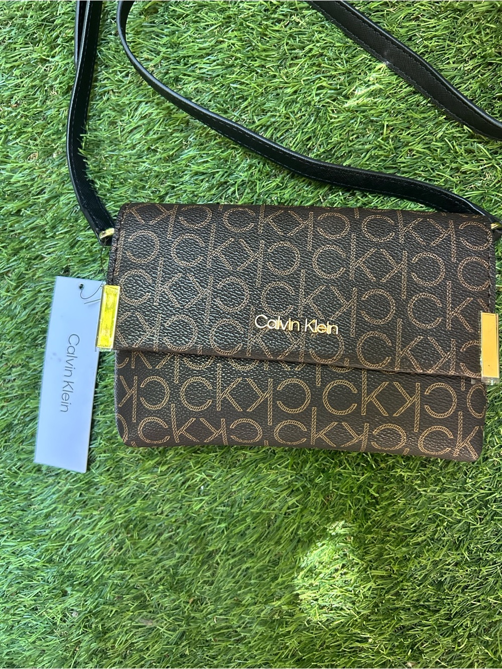 Calvin Klein Brown Crossbody Bag